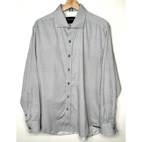 Robert Graham Other - Robert Graham Mens Shirt Button Up Geometric Modern Americana Long Sleeve XL